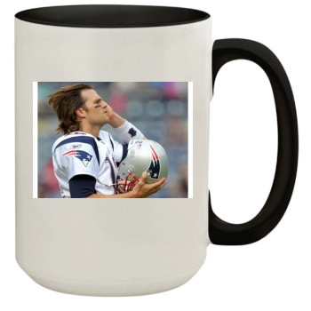 Tom Brady 15oz Colored Inner & Handle Mug