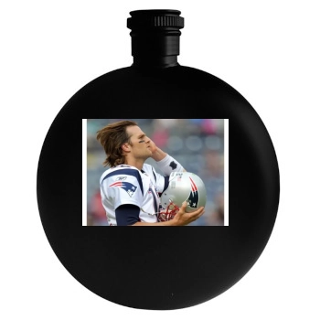 Tom Brady Round Flask