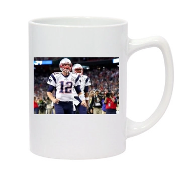 Tom Brady 14oz White Statesman Mug