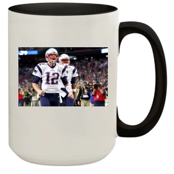 Tom Brady 15oz Colored Inner & Handle Mug