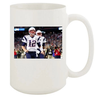 Tom Brady 15oz White Mug