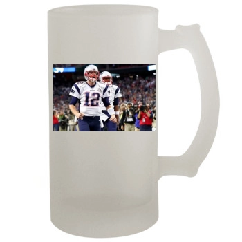 Tom Brady 16oz Frosted Beer Stein