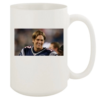 Tom Brady 15oz White Mug