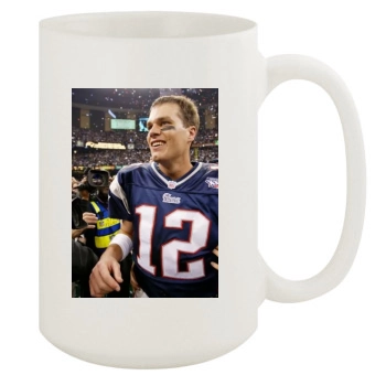 Tom Brady 15oz White Mug