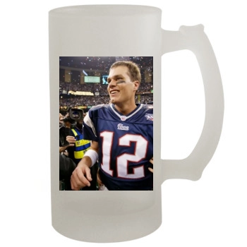 Tom Brady 16oz Frosted Beer Stein