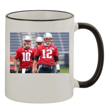 Tom Brady 11oz Colored Rim & Handle Mug