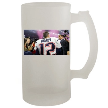 Tom Brady 16oz Frosted Beer Stein