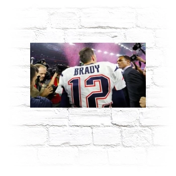 Tom Brady Metal Wall Art