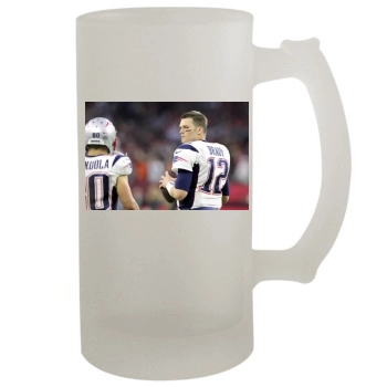 Tom Brady 16oz Frosted Beer Stein