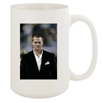 Tom Brady 15oz White Mug