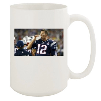 Tom Brady 15oz White Mug