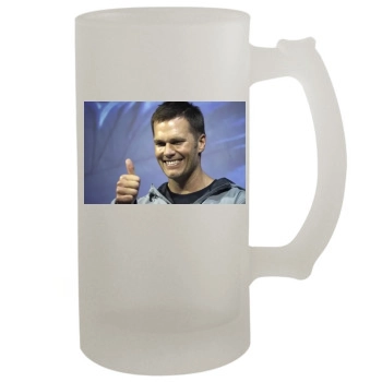 Tom Brady 16oz Frosted Beer Stein