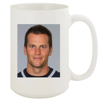 Tom Brady 15oz White Mug