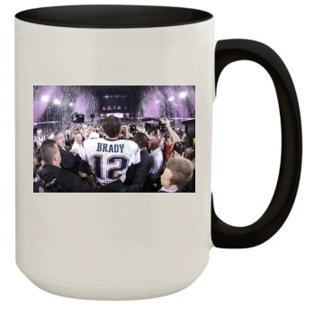 Tom Brady 15oz Colored Inner & Handle Mug