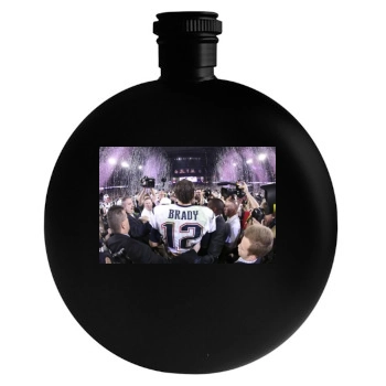 Tom Brady Round Flask