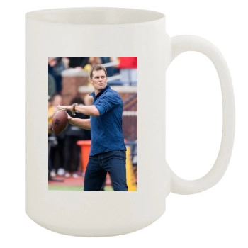 Tom Brady 15oz White Mug