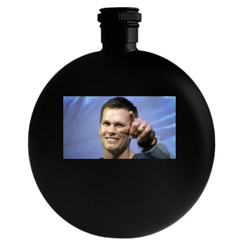 Tom Brady Round Flask