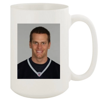 Tom Brady 15oz White Mug