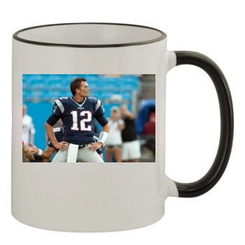 Tom Brady 11oz Colored Rim & Handle Mug