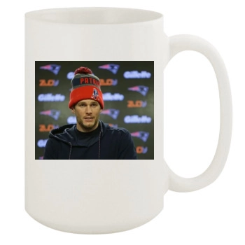 Tom Brady 15oz White Mug