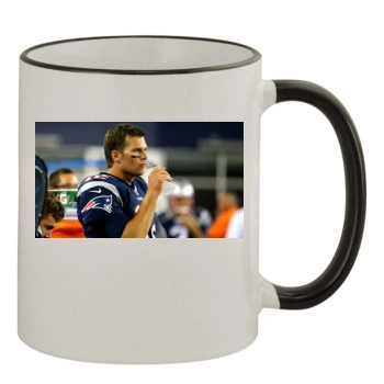 Tom Brady 11oz Colored Rim & Handle Mug