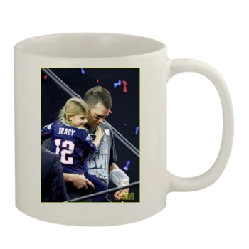 Tom Brady 11oz White Mug