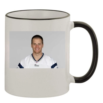 Tom Brady 11oz Colored Rim & Handle Mug