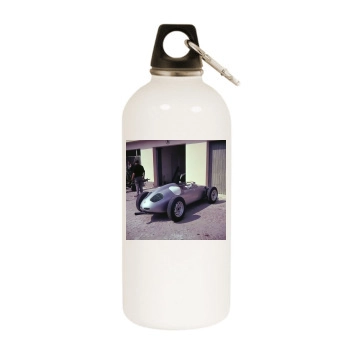 F1 1960 White Water Bottle With Carabiner