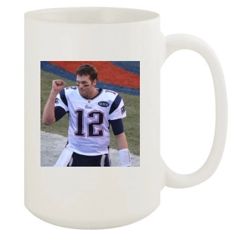 Tom Brady 15oz White Mug