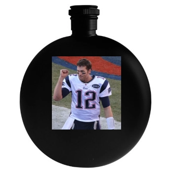 Tom Brady Round Flask