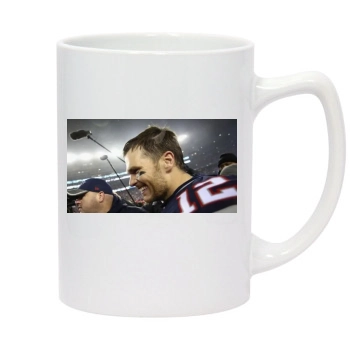 Tom Brady 14oz White Statesman Mug