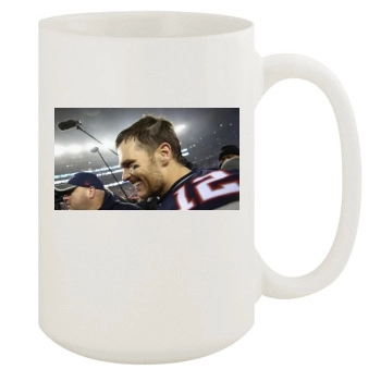 Tom Brady 15oz White Mug