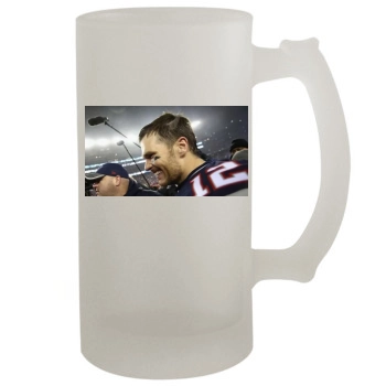 Tom Brady 16oz Frosted Beer Stein