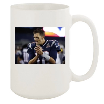 Tom Brady 15oz White Mug