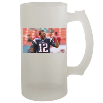 Tom Brady 16oz Frosted Beer Stein