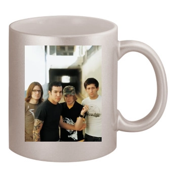 Fall Out Boy 11oz Metallic Silver Mug