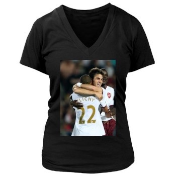 FC Arsenal Women's Deep V-Neck TShirt