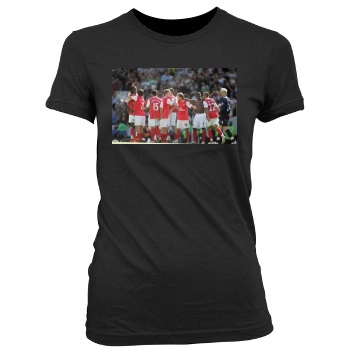 FC Arsenal Women's Junior Cut Crewneck T-Shirt