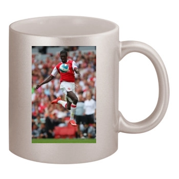 FC Arsenal 11oz Metallic Silver Mug