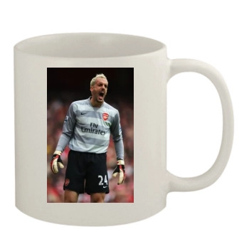 FC Arsenal 11oz White Mug