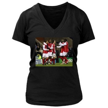 FC Arsenal Women's Deep V-Neck TShirt