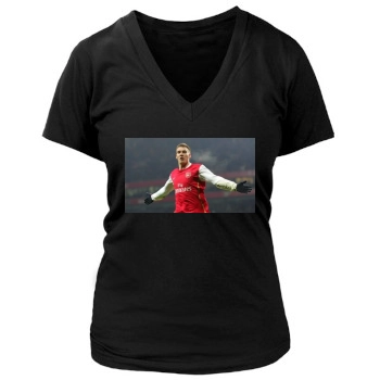 FC Arsenal Women's Deep V-Neck TShirt