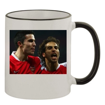 FC Arsenal 11oz Colored Rim & Handle Mug