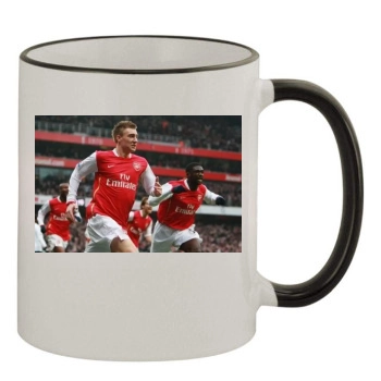 FC Arsenal 11oz Colored Rim & Handle Mug