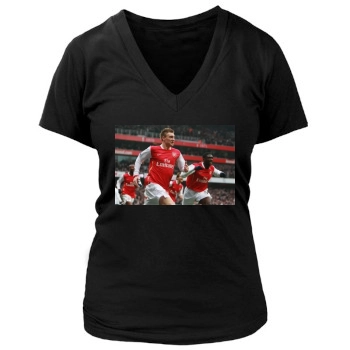 FC Arsenal Women's Deep V-Neck TShirt