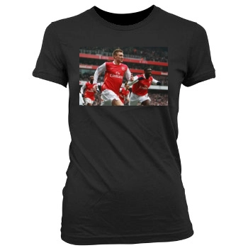 FC Arsenal Women's Junior Cut Crewneck T-Shirt