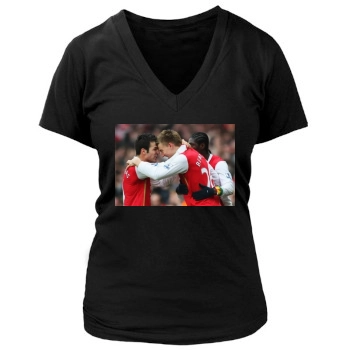 FC Arsenal Women's Deep V-Neck TShirt