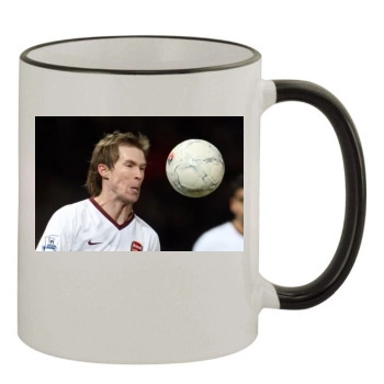 FC Arsenal 11oz Colored Rim & Handle Mug