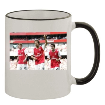 FC Arsenal 11oz Colored Rim & Handle Mug