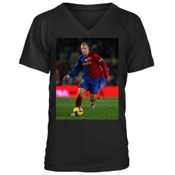 FC Barcelona Men's V-Neck T-Shirt